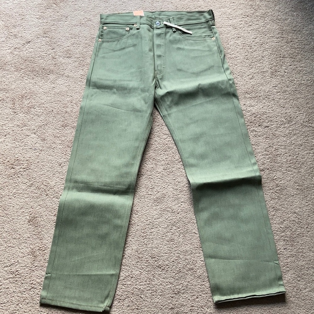 Olive green jeans! BRAND NEW!